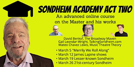 Sondheim Academy ACT TWO (Advanced Seminar) primary image