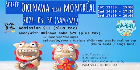 "SOIRÉE D'OKINAWA" À MTL 2024 (OKINAWA NIGHT)