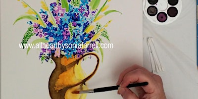 Immagine principale di Paint Garden Treasures with Sonia Farrell: Creative Hearts Art 