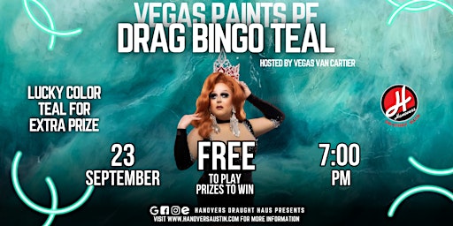 Paint Drag Bingo Teal @ Hanovers Pflugerville primary image