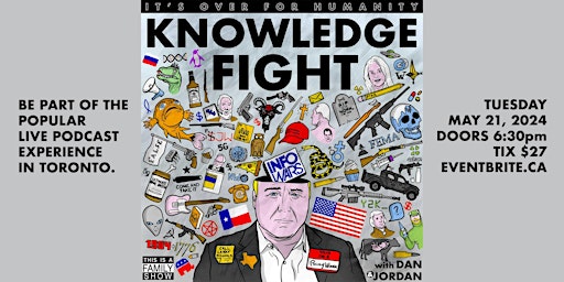 Imagem principal de Knowledge Fight Tour Toronto *Live Podcast Show with Audience*