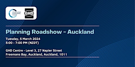 Planning Roadshow in partnership with GHD - Auckland primary image