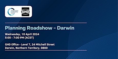 Planning Roadshow in partnership with GHD - Darwin primary image