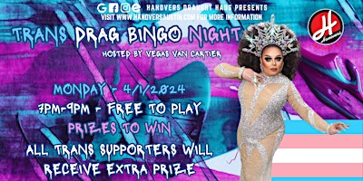 Trans Drag Bingo Night @ Hanovers Pflugerville primary image