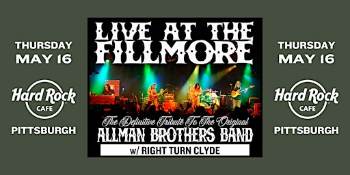 Imagem principal do evento Live at the Fillmore (Tribute to The Allman Brothers Band)