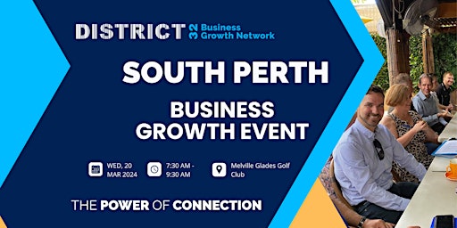 District32 Business Networking Perth – South Perth - Wed 20 Mar primary image