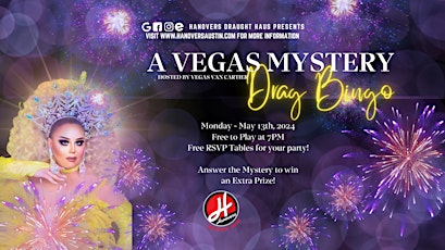 A Vegas Mystery Drag Bingo @ Hanovers Pflugerville