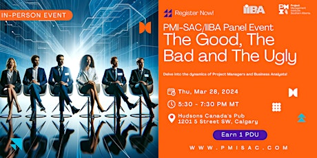 Panel Event- PM and BA Relationships - The Good, The Bad and The Ugly