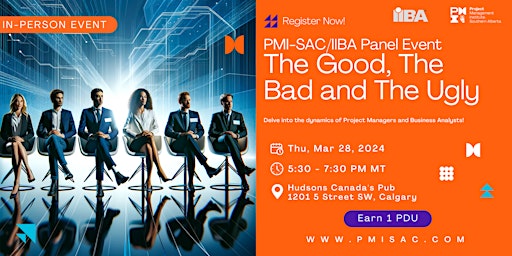 Immagine principale di Panel Event- PM and BA Relationships - The Good, The Bad and The Ugly 
