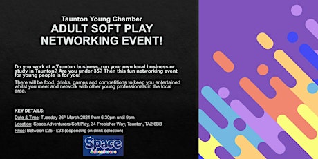 Young Chamber - Adult Soft Play Networking Event primary image