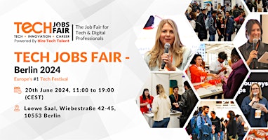 Image principale de Tech Jobs Fair - Berlin 2024