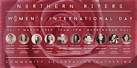 Primaire afbeelding van NORTHERN RIVERS - WOMENS INTERNATIONAL DAY 2024