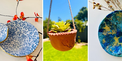 Clay & Sip - Make Your Own Succulent Pot Workshop primary image
