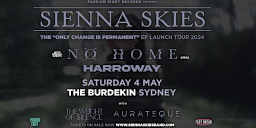 SIENNA SKIES // "ONLY CHANGE IS PERMANENT" EP LAUNCH TOUR // SYDNEY  primärbild