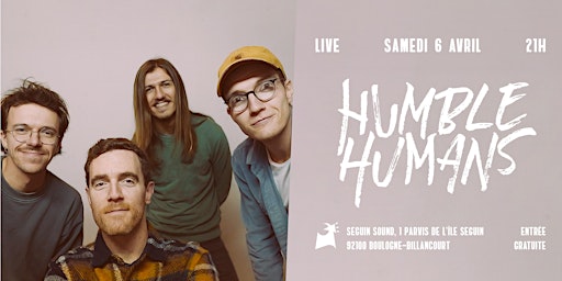 Primaire afbeelding van Seguin Sound présente Humble Humans live !