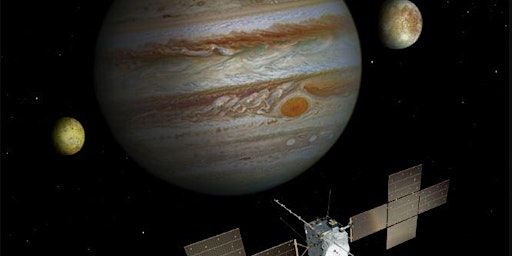 Imagem principal do evento L'exploration de Jupiter et de ses lunes glacées : la mission JUICE
