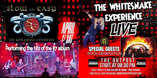 Imagem principal do evento Slow An Easy - The Whitesnake Experience