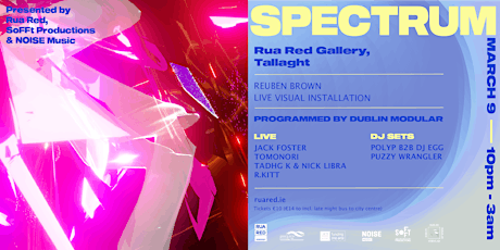 SPECTRUM: Programmed by Dublin Modular and visual artist Reuben Brown primary image