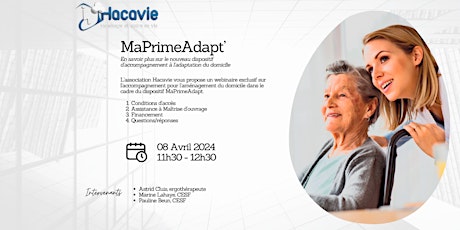 MaPrimeAdapt’, En savoir plus sur le nouveau dispositif d’accompagnement