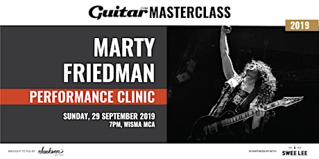 Guitar.com Performance Clinic with Marty Friedman primary image