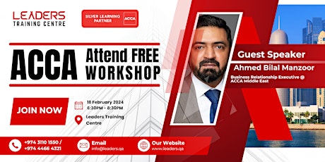 Increase Your Global Opportunities with the ACCA - FREE Workshop primary image