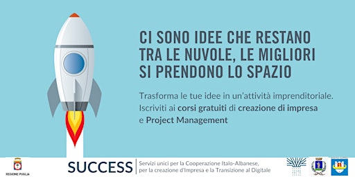 Imagen principal de Corsi gratuiti di creazione d’impresa e gestione di progetti