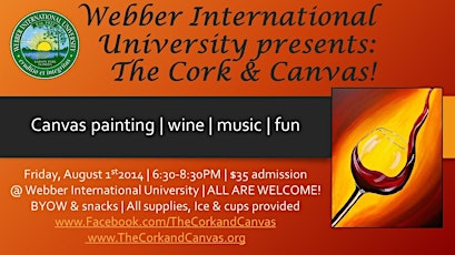 Webber International University Presents: The Cork & Canvas primary image