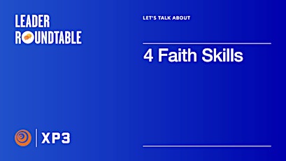 Primaire afbeelding van Let's Talk About 4 Faith Skills