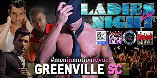 Imagem principal de Men in Motion "Man in Uniform" [Early Price] Ladies Night- Greenville SC