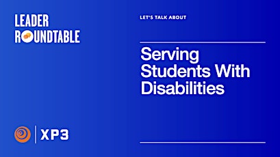 Primaire afbeelding van Let's Talk About Serving Students With Disabilities