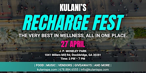 Image principale de Recharge Wellness Fest 2024