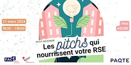 Image principale de 5ème édition Les Pitchs qui nourrissent votre RSE à Saumur