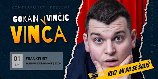 Imagem principal do evento Goran Vinčić Vinča: RECI MI DA SE ŠALIŠ