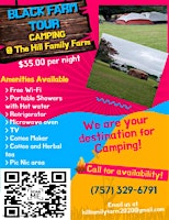 Black Farm Tour Camping at the Hill Family Farm primary image