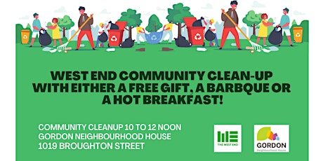 West End Community Clean-up (Barbeque or Breakfast)