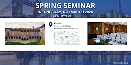 Hauptbild für ASIS UK Chapter - Spring Seminar 2024