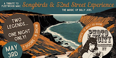 Primaire afbeelding van Songbirds (Fleetwood Mac Tribute) & 52nd Street (Billy Joel Tribute)