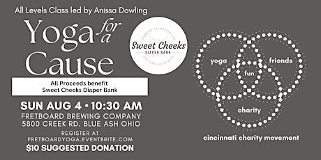 Yoga for a Cause - benefitting Sweet Cheeks Diaper Bank