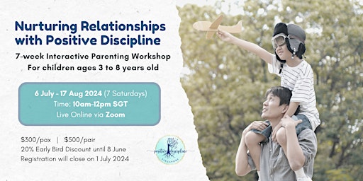 Hauptbild für Nurturing Relationships with Positive Discipline Parenting Workshop