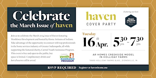 Haven's March/April 2024 Cover Party primary image