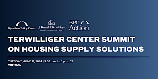 VIRTUAL 2024 Terwilliger Center Summit on Housing Supply Solutions  primärbild