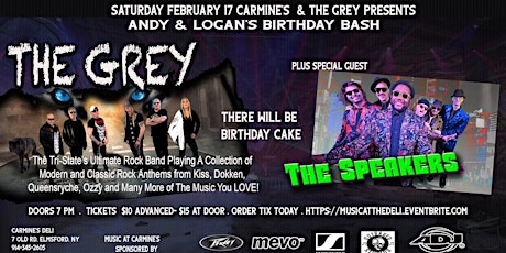 The Grey Live @ Carmine's + Special Gust The Speakers primary image