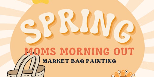 Mommas night out - market tote painting primary image