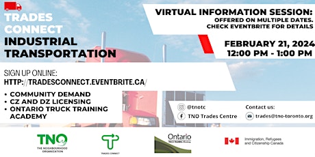 Trades Connect - Truck Driving Information Session primary image