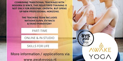 Registered 200-hr Yoga Teacher Training with Awake Yoga (English language) primary image