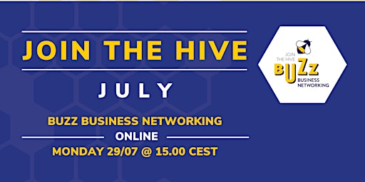 Imagem principal do evento July 2024 Buzz Business Networking - Online