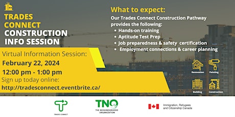 Primaire afbeelding van Trades Connect - Construction Information Session