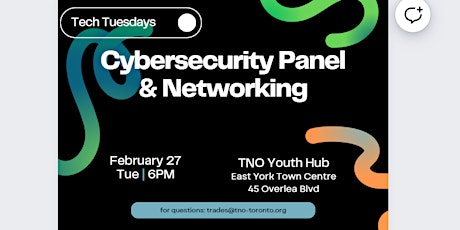 Cybersecurity Panel & Networking Event (Hosted by TNO & Culturelink) primary image