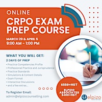 Image principale de CRPO Exam Preparation Course