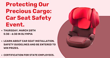 Imagem principal do evento Protecting Precious Cargo: Car Seat Safety Event